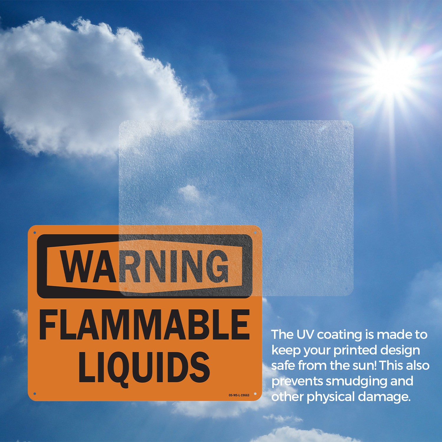 Flammable Liquids OSHA Warning Sign Metal, Plastic, Or Decal – 5 or 10 Pack