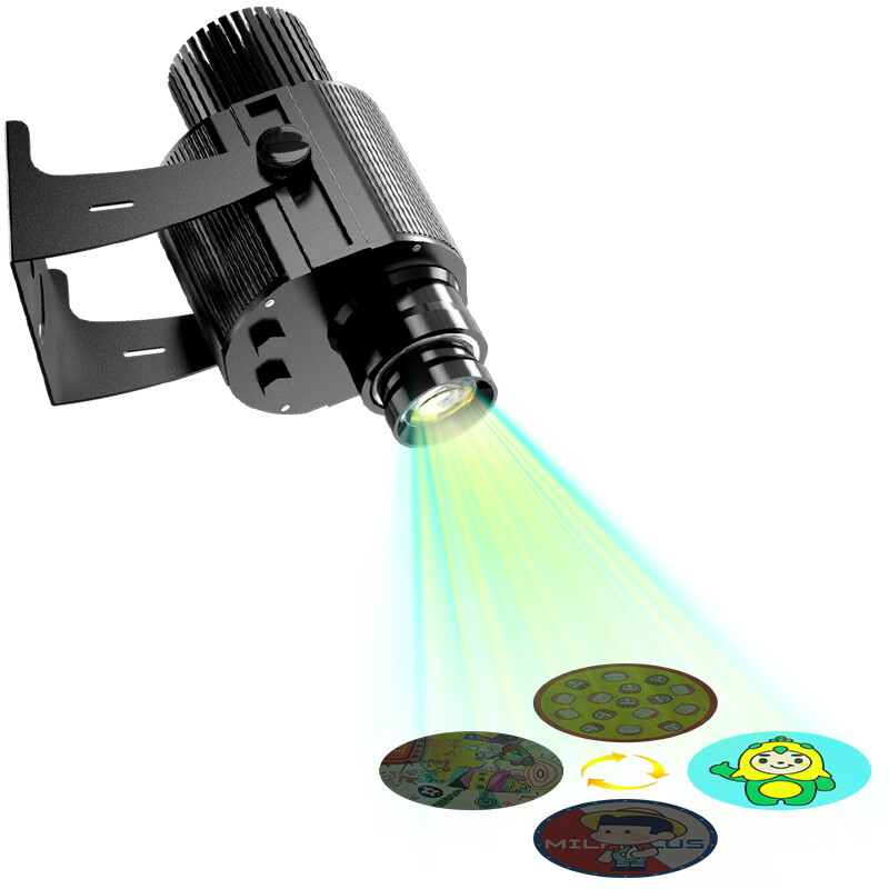 40W-600W 4 Logo Imagine AD Sign Auto-swtich LED Gobo Projector Lamps Waterproof