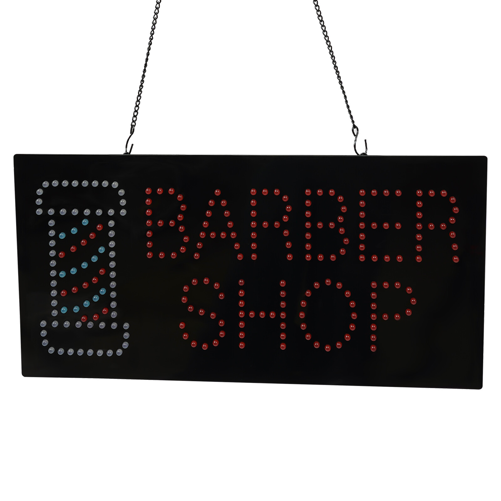 Hanging Up Mount Barber Shop Sign Portable LED Light Sign Modern Business Sign
