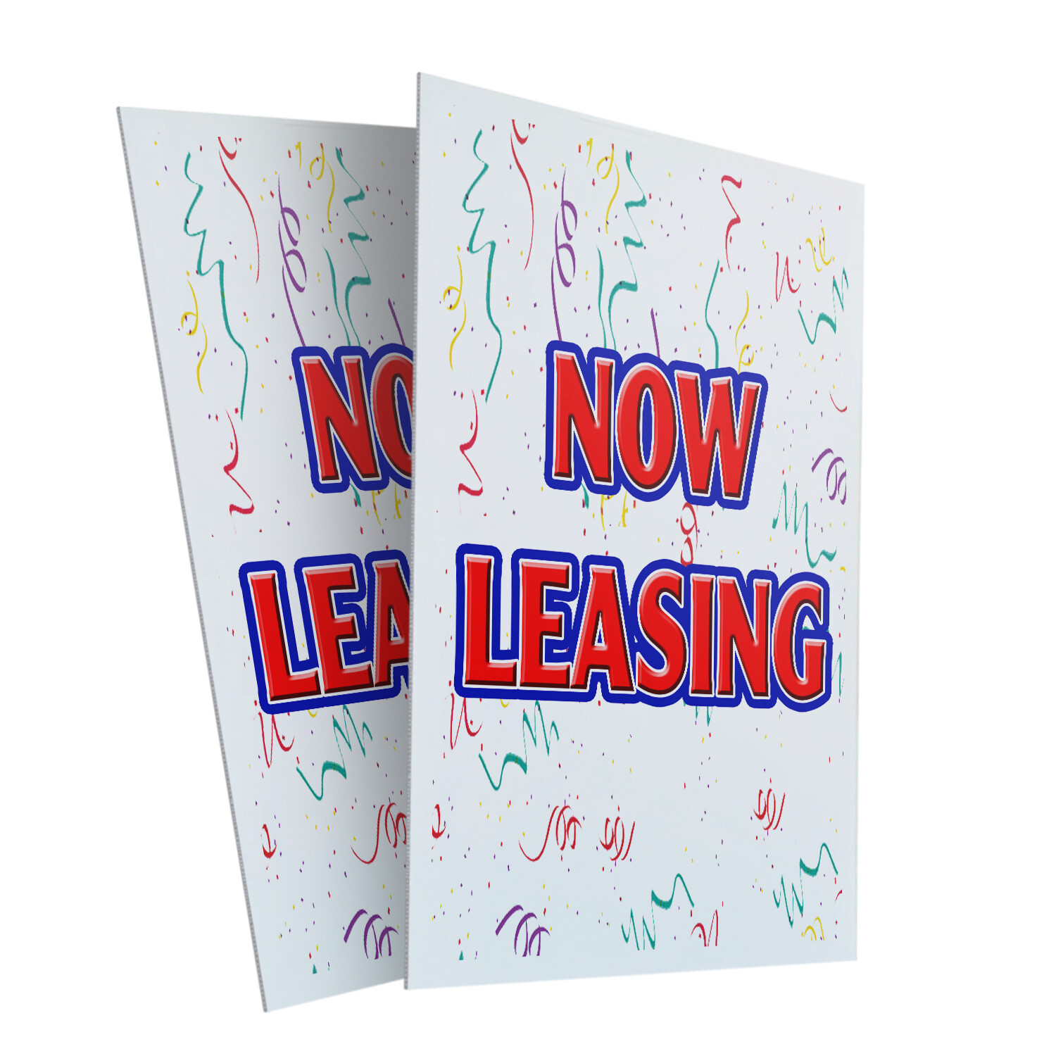 A-frame Sidewalk Now Leasing 24″ x 36″ Double Sided A-Frame Sidewalk Sign