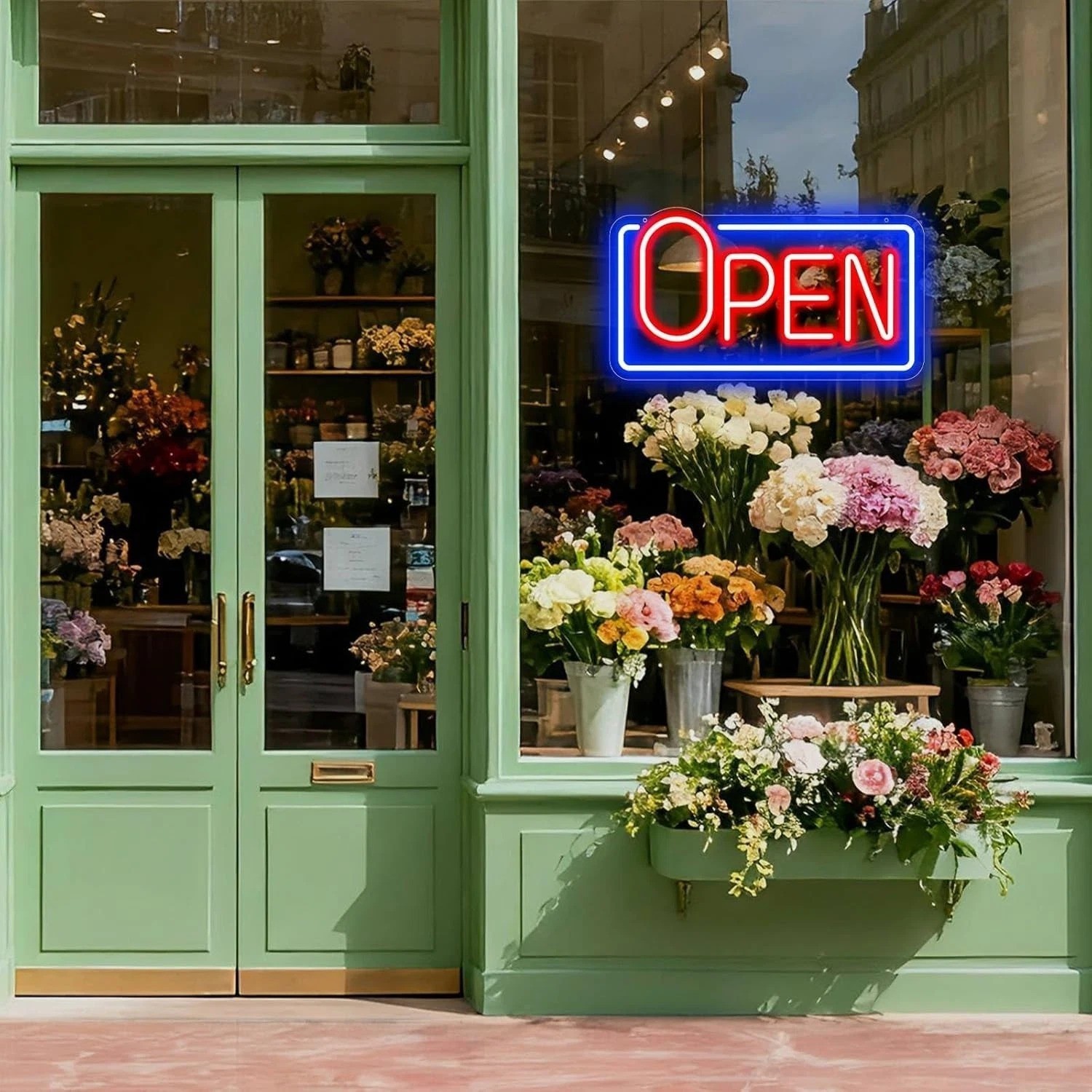 Led Neon Open Sign for Business Window, Light up Open Sign for Store Carteles Le