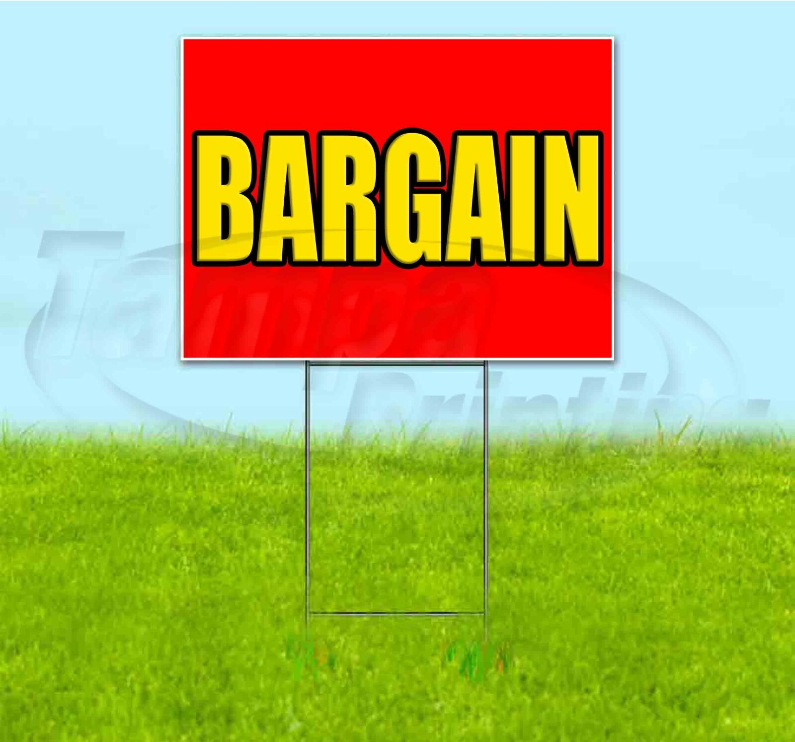 BARGAIN 18×24 Yard Sign WITH STAKE Corrugated Bandit BUSINESS DEALERSHIP