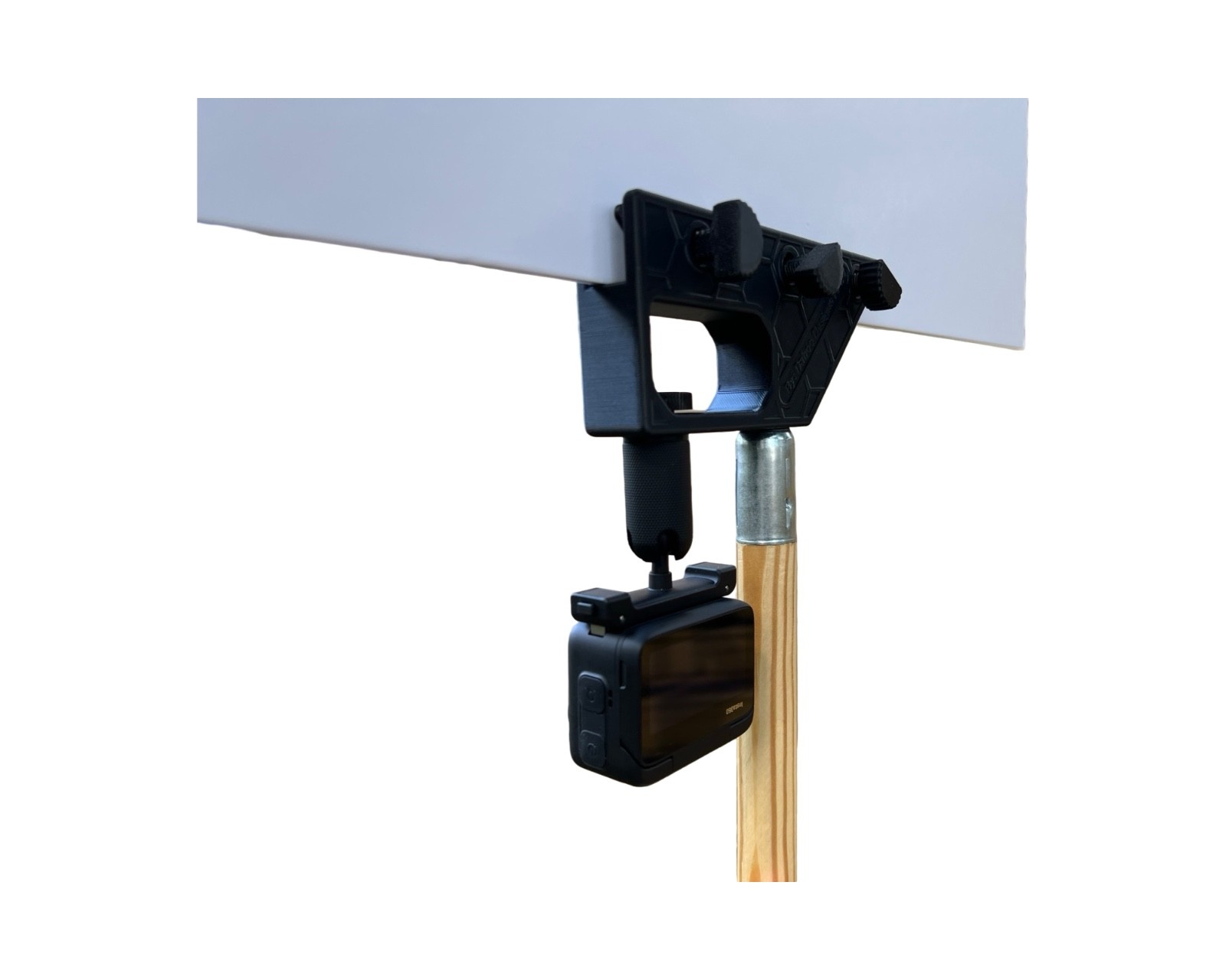 Sign Pole Mount – For Advertising, Information, and Protests with Camera Mount