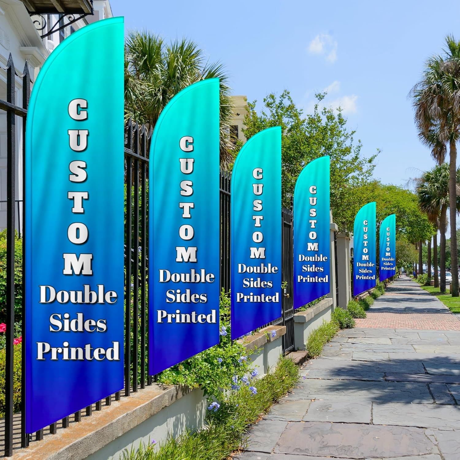 Custom Feather Flag Business Bulk Personalized Advertising Your Logo Banners