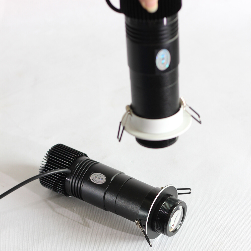 10W Embedded Black Desktop or Mountable LED Gobo Projector Advertising Logo lamp