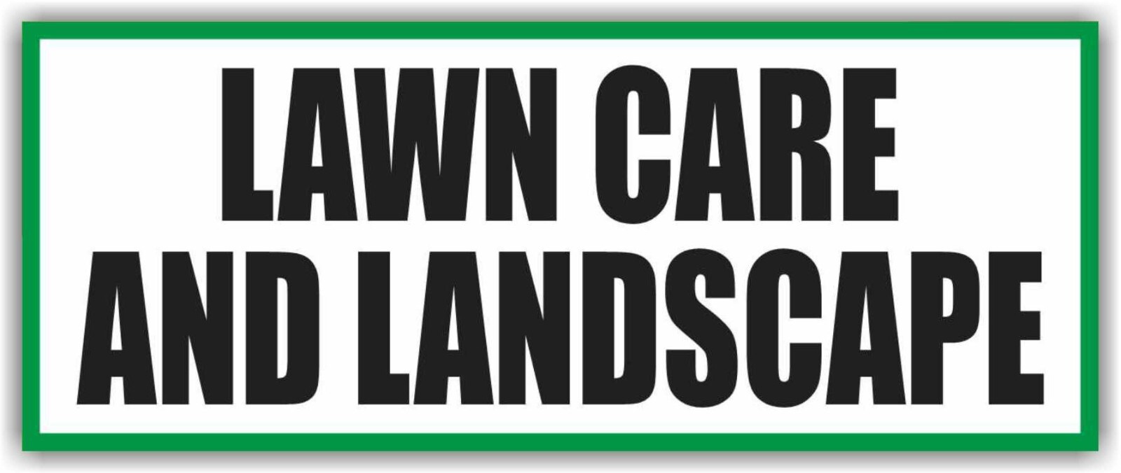 LAWN CARE Landscape Advertising Banner Vinyl Mesh Sign Edging Trimming Mowing