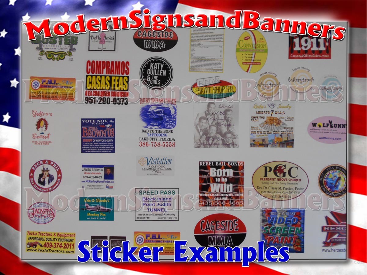 30 5×5 Custom Printed Full Color Outdoor Vinyl Car Bumper Sticker Decal Die Cut
