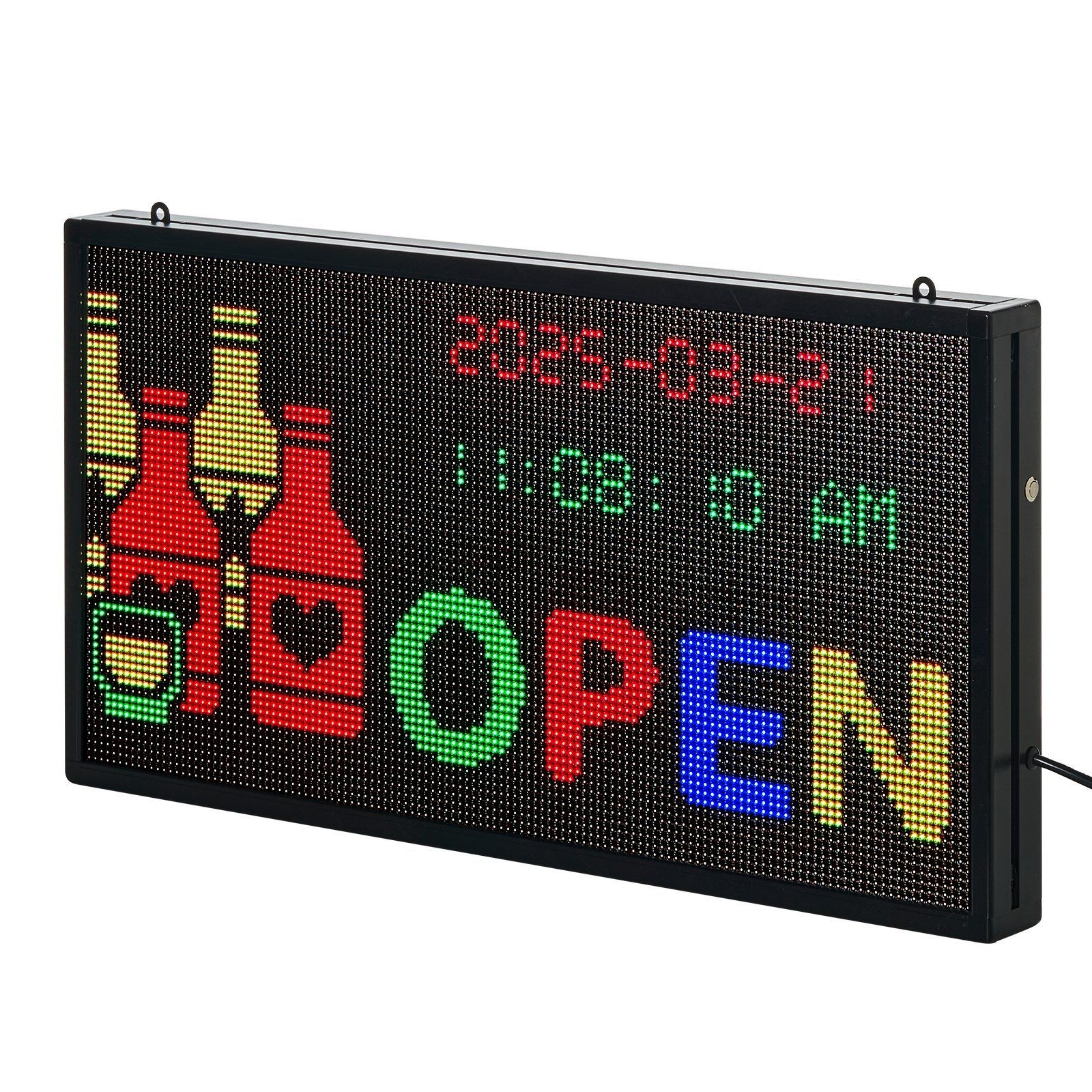 27x14in Full-color P5 Programmable Digital Scrolling LED Display Sign Board