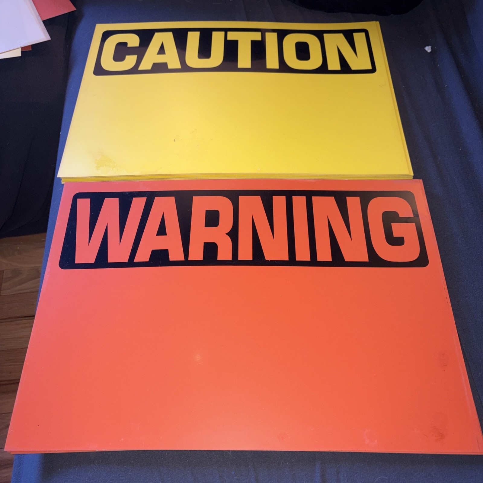 Caution/Warning Signs (10 Each)