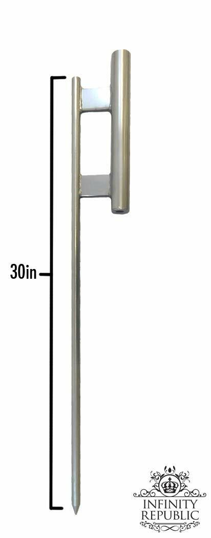 Tacos & Burritos Advertising Swooper Feather Flutter Flag Pole Kit Burnt Orange