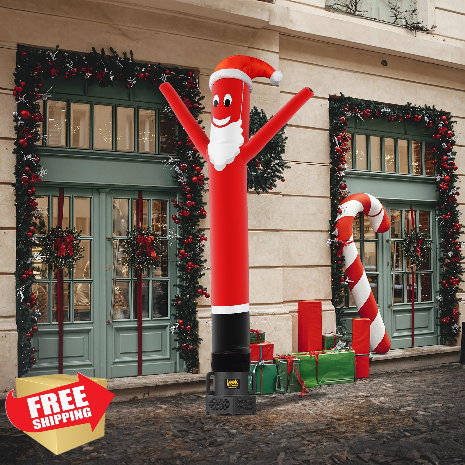 LookOurWay Air Dancer Santa Disguise 7ft Attachment