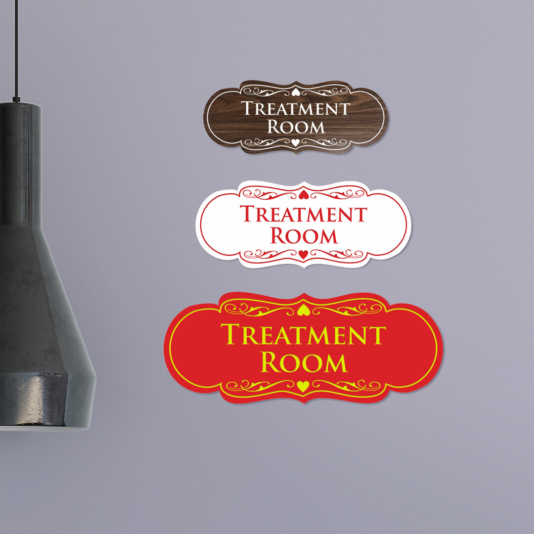 Signs ByLITA Designer Treatment Room Sign