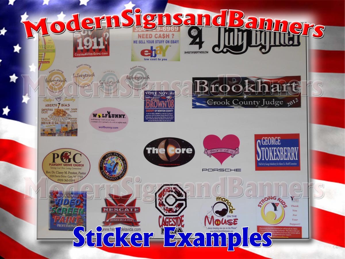 30 5×5 Custom Printed Full Color Outdoor Vinyl Car Bumper Sticker Decal Die Cut