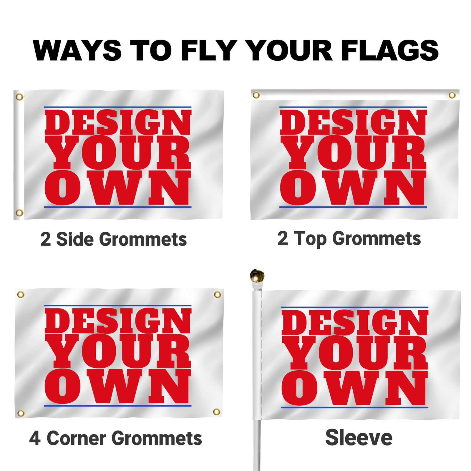 Anley Custom Flag Personalized Flags Banners – Print Your Own Logo Image Text