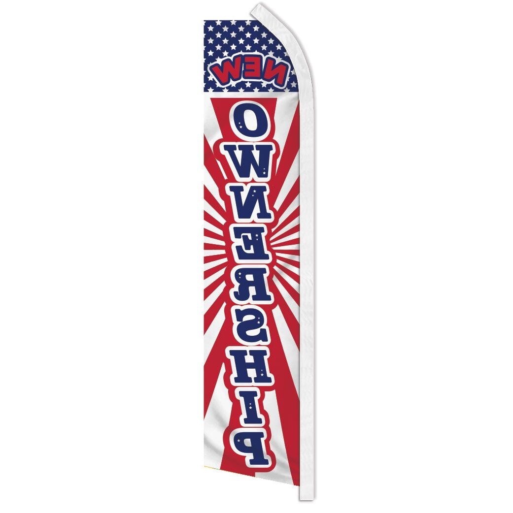 NEW OWNERSHIP advertising super flag polyester banner sign *POLE NOT INCLUDED*