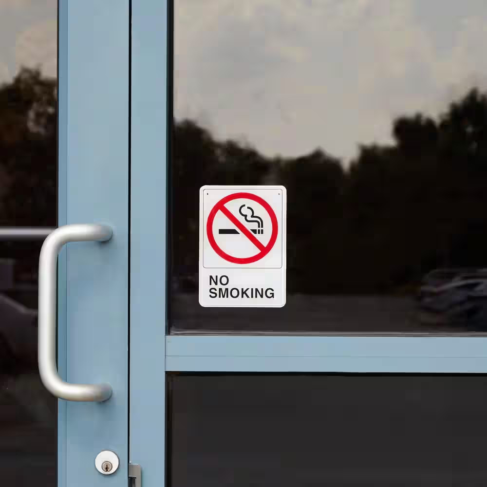 5 In. X 7 In. Plastic No Smoking Sign