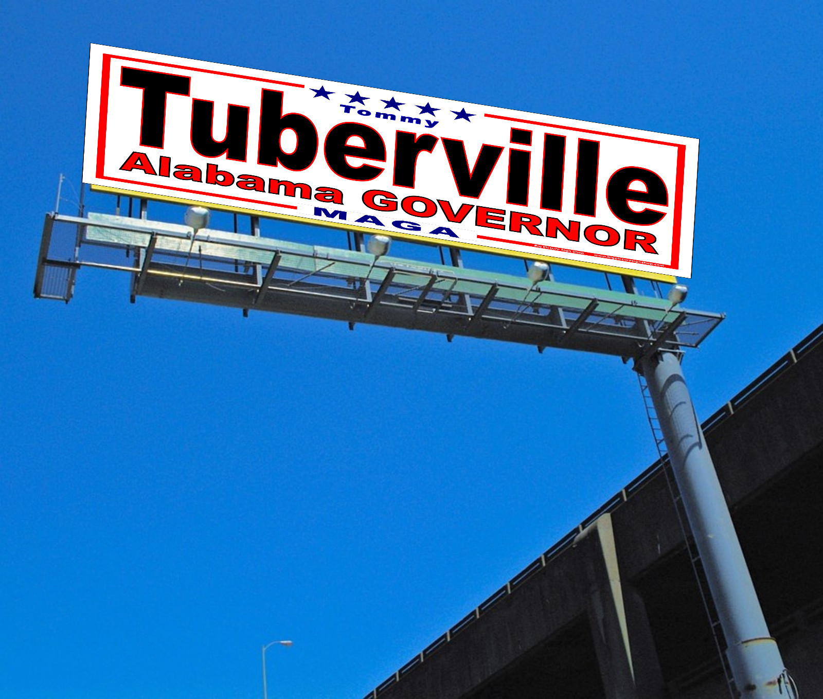 Tommy TUBERVILLE for ALABAMA GOVERNOR -MAGA Banners -LARGE-Fast Ship-USA MADE-30