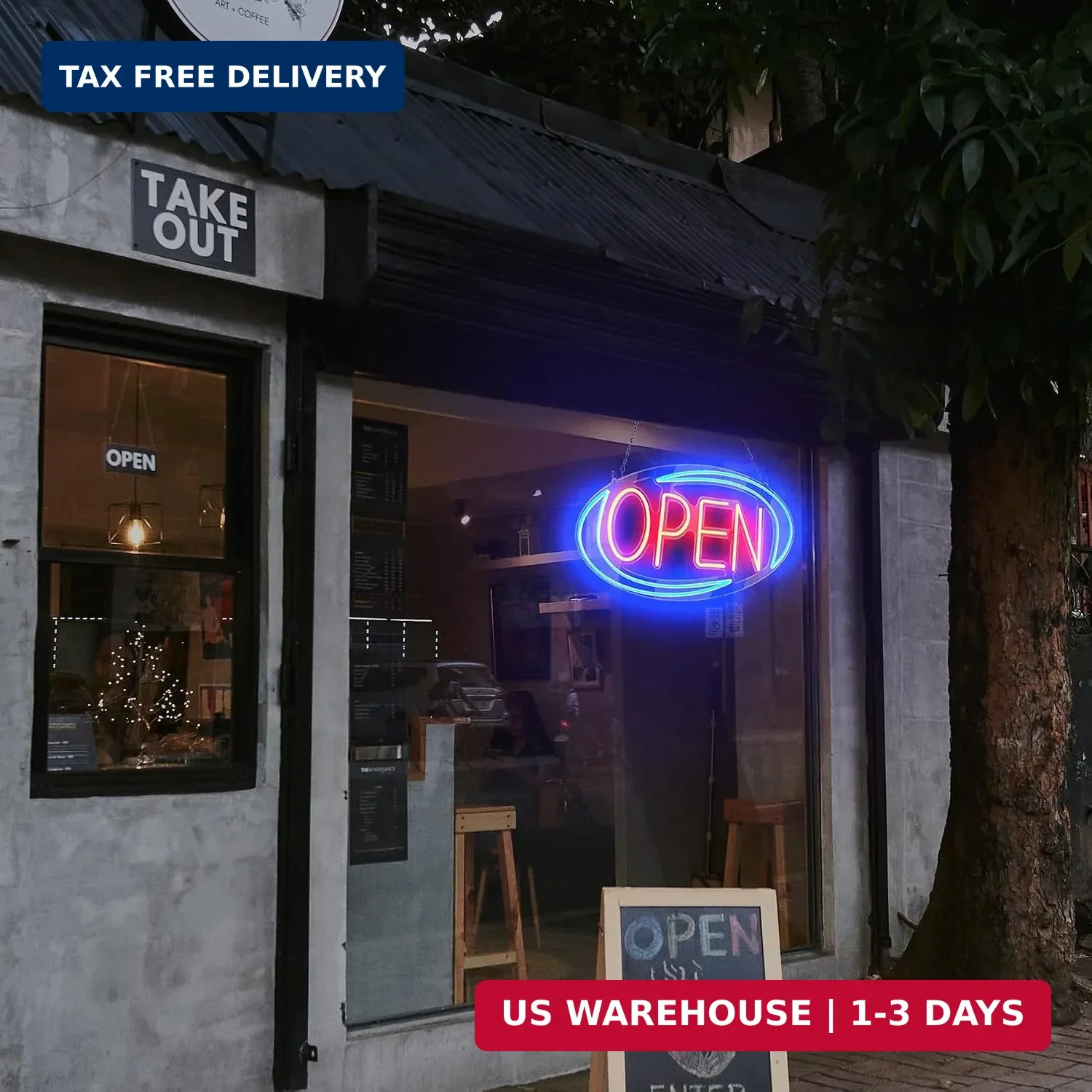 Open Signs for Business,Neon Open Sign Led,32″x 16″,Remote Control Open/Closed B