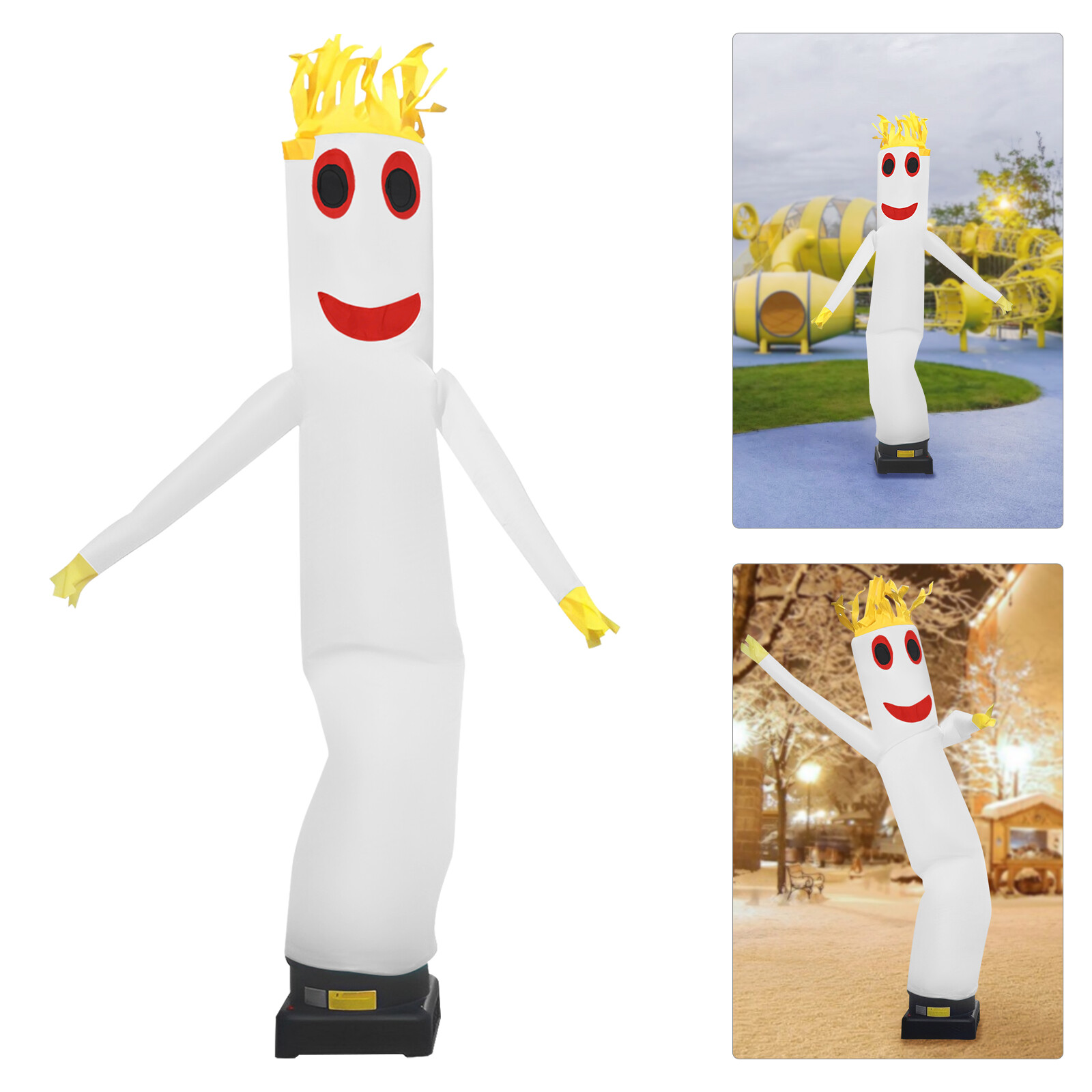 10ft Inflatable Dancing Air Puppet – Free-Standing Promotional Display White