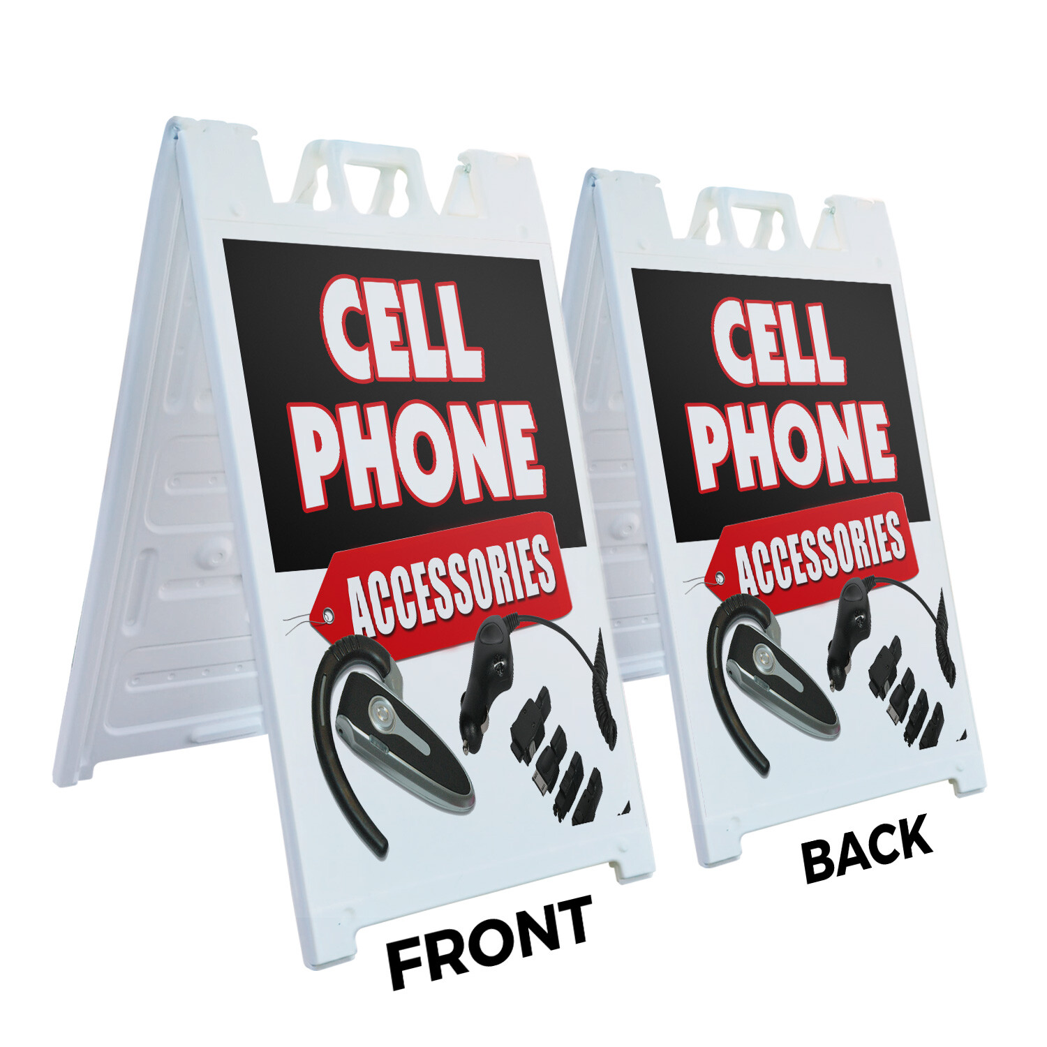 A-frame Sidewalk Cell Phone Accessories 24″ x 36″ Double Sided A-Frame Sidewalk