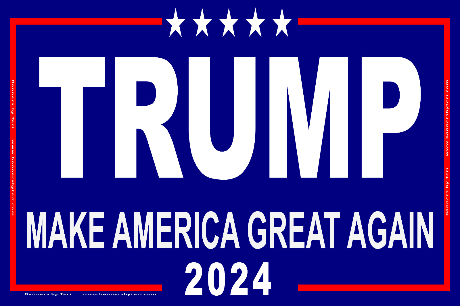 TRUMP Make America Great Again 2024 -HUGE & VERY LARGE -Vinyl Banner USA QUALITY