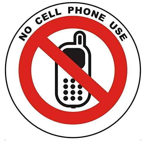 3 Pack – No Cell Phone Our Sticker Sign-REF24-1027