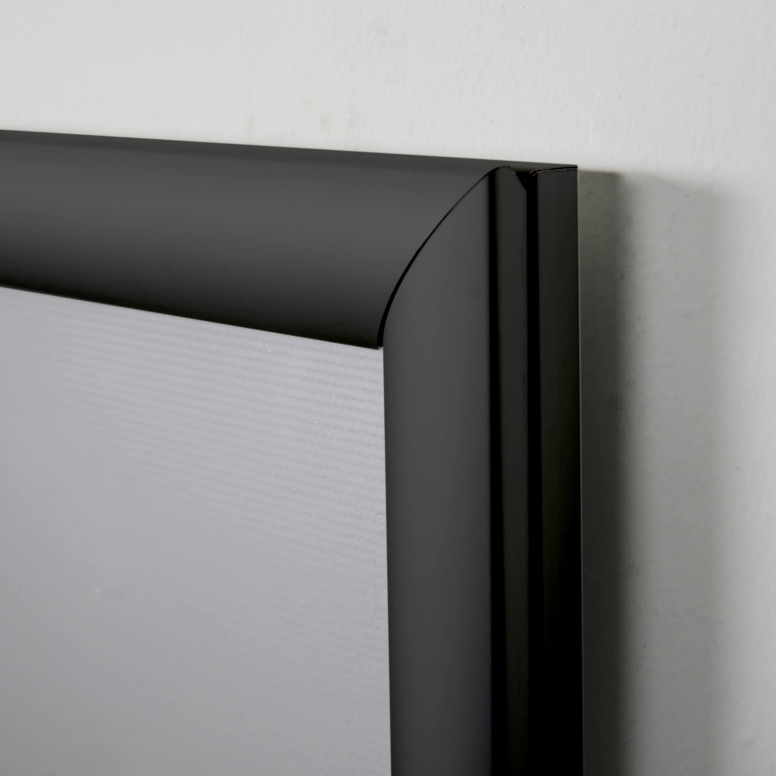 LEDbox LED Backlit Poster Frame, Black, Aluminum, Photo, Picture, Sign Holder