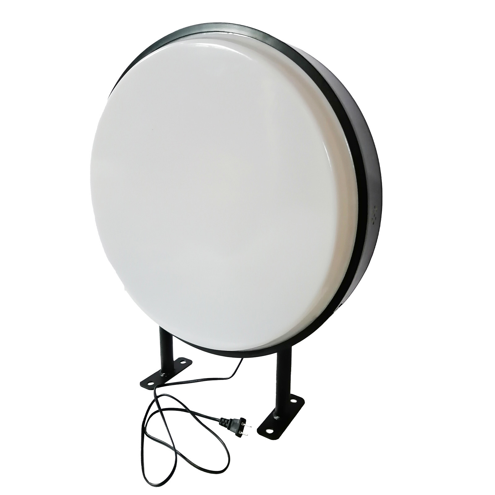20″ Round LED Light Box / Circular Projecting Lightbox / Signs Supply Blank USA