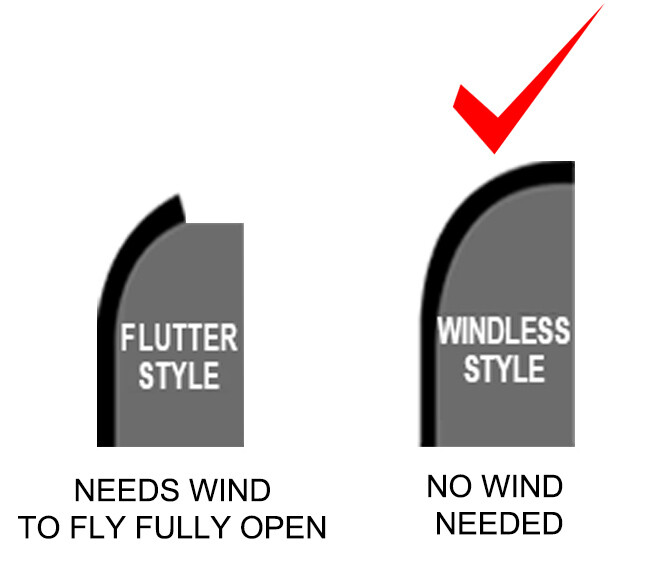 CIGARS Windless Swooper Feather Flag 2.5×11.5 ft Tall Banner Sign yf