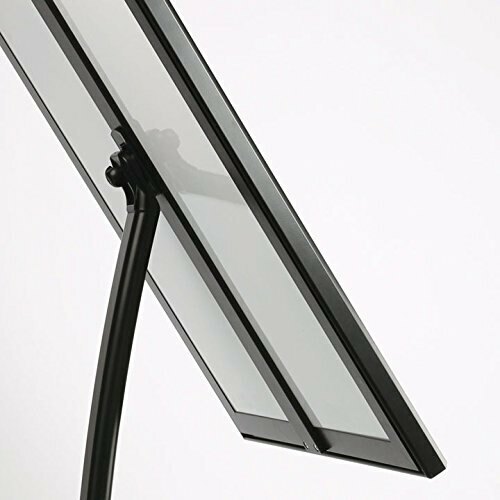 Floor Standing Universal Showboard with Magnet 4x(8.5×11)” Lockable Menu Holder