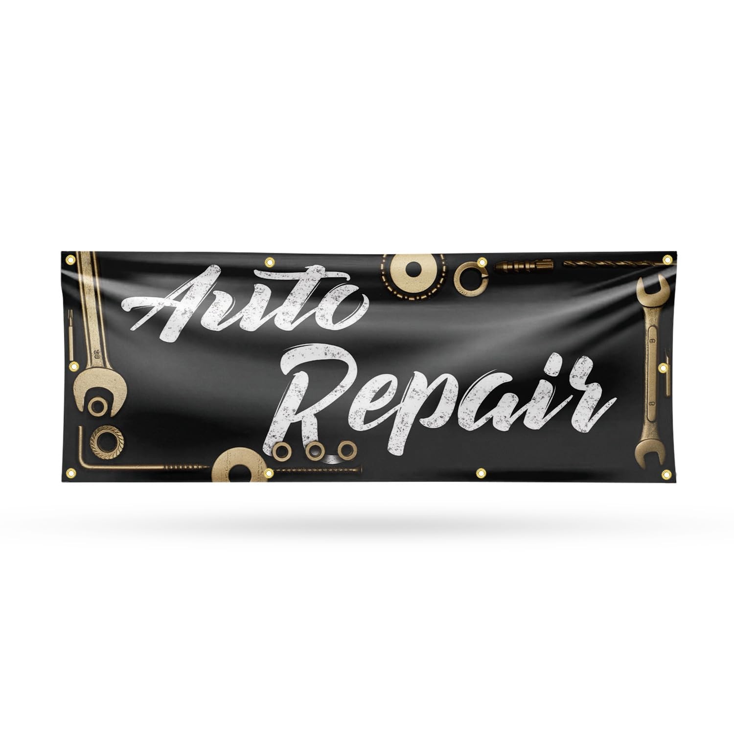 Signmission Auto Repair Banner Sign 36 X 96 13 Oz Vinyl Metal Single-Sided