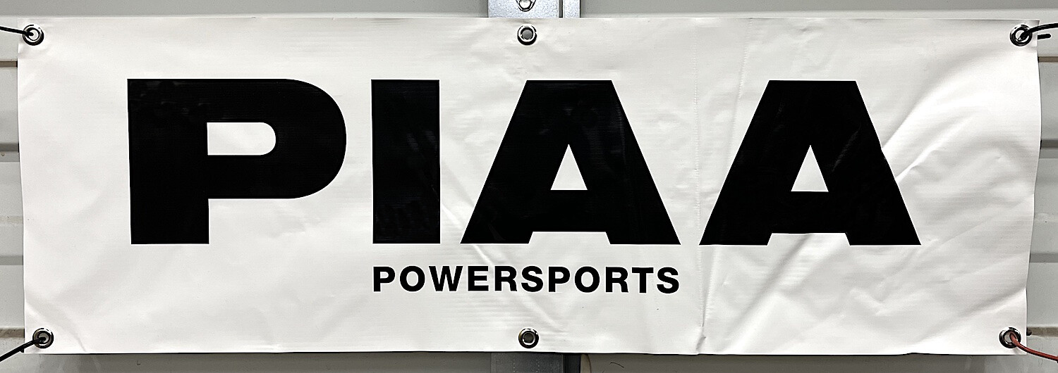 PIAA Powersports Vinyl Banner *New* 36″ x 12″