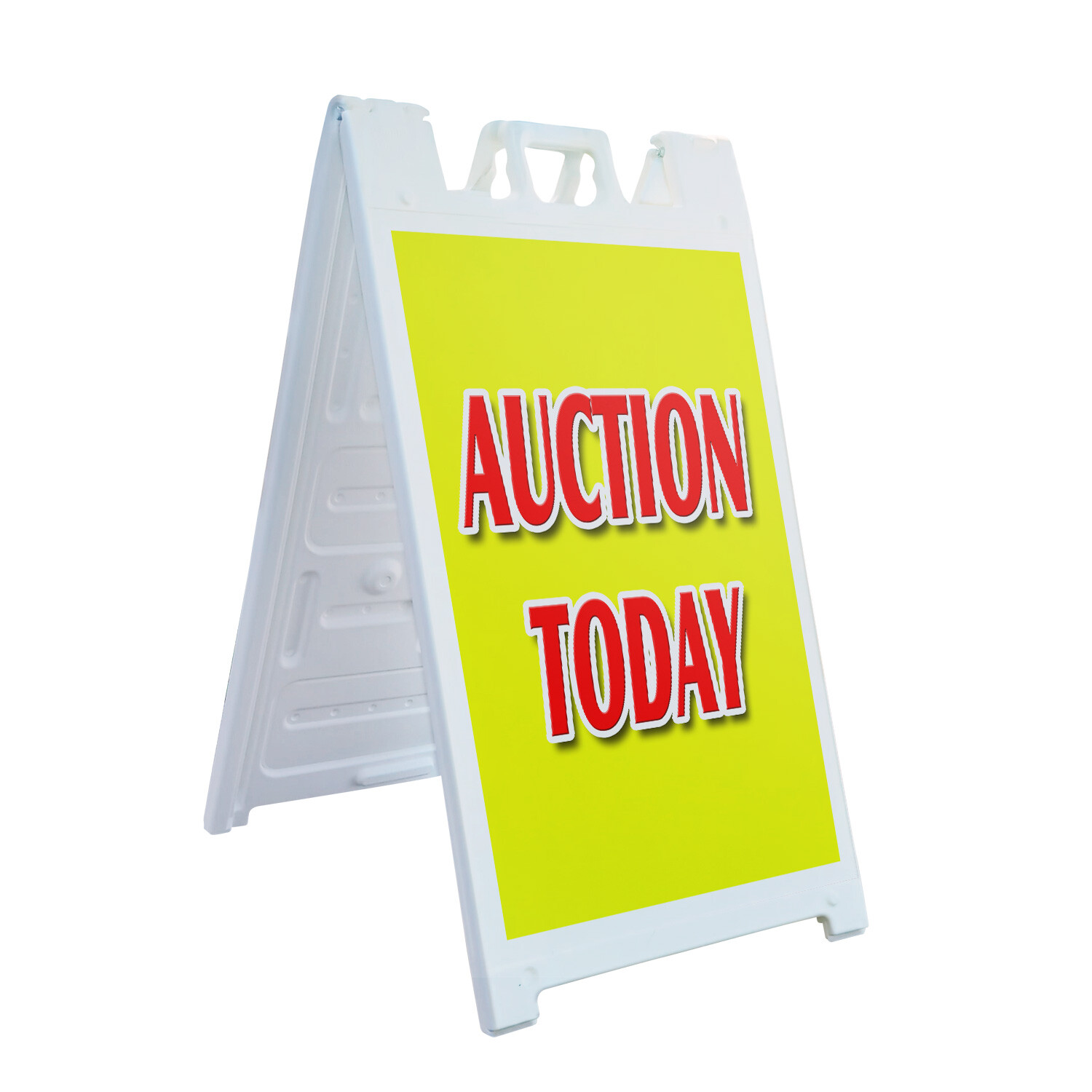 A-frame Sidewalk Auction Today 24″ x 36″ Double Sided A-Frame Sidewalk Sign