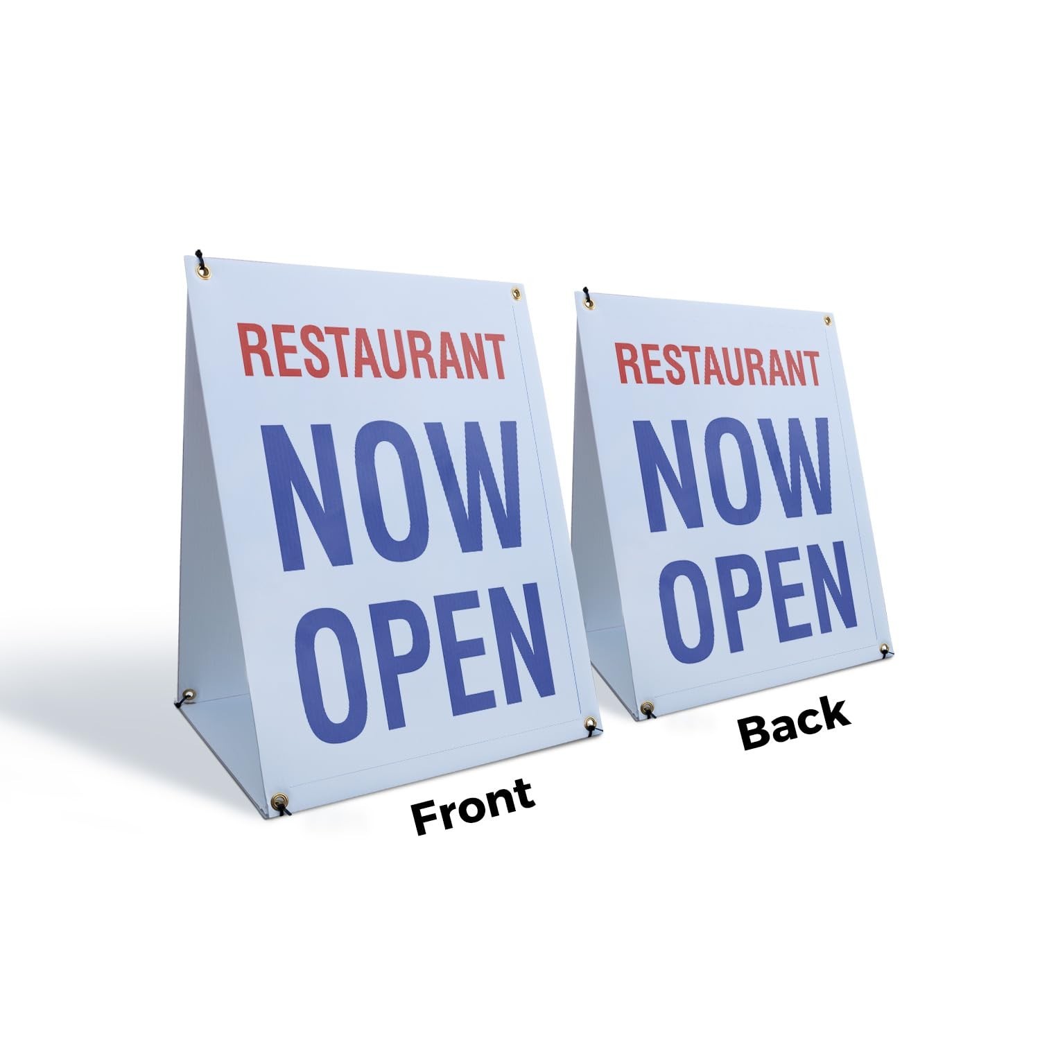 SignMission Restaurant Now Open Sidewalk Sign 24 x 36 A-Frame