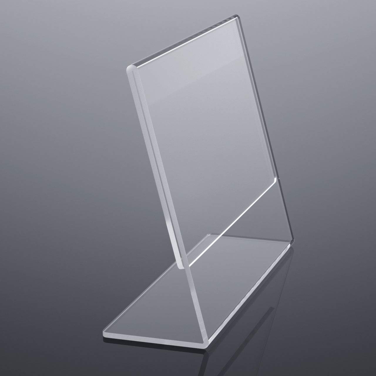 NIUBEE Acrylic Sign Holder 8.5×11 Inches 3 Pack Landscape, 8.5×11″, Clear