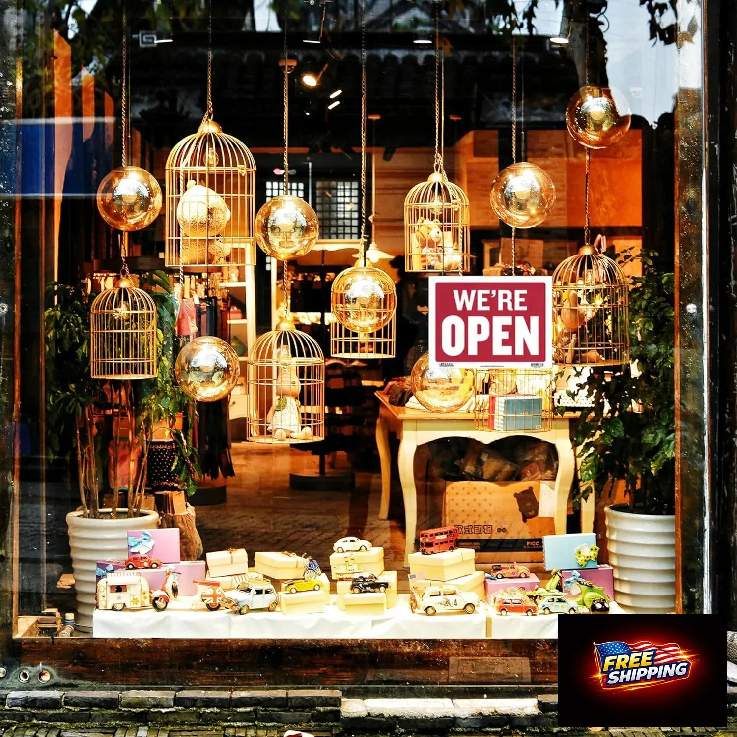 BAZIC Products Open & Closed Sign 12″x16″, Double Sides Plastic Vinyl Signs, Bus