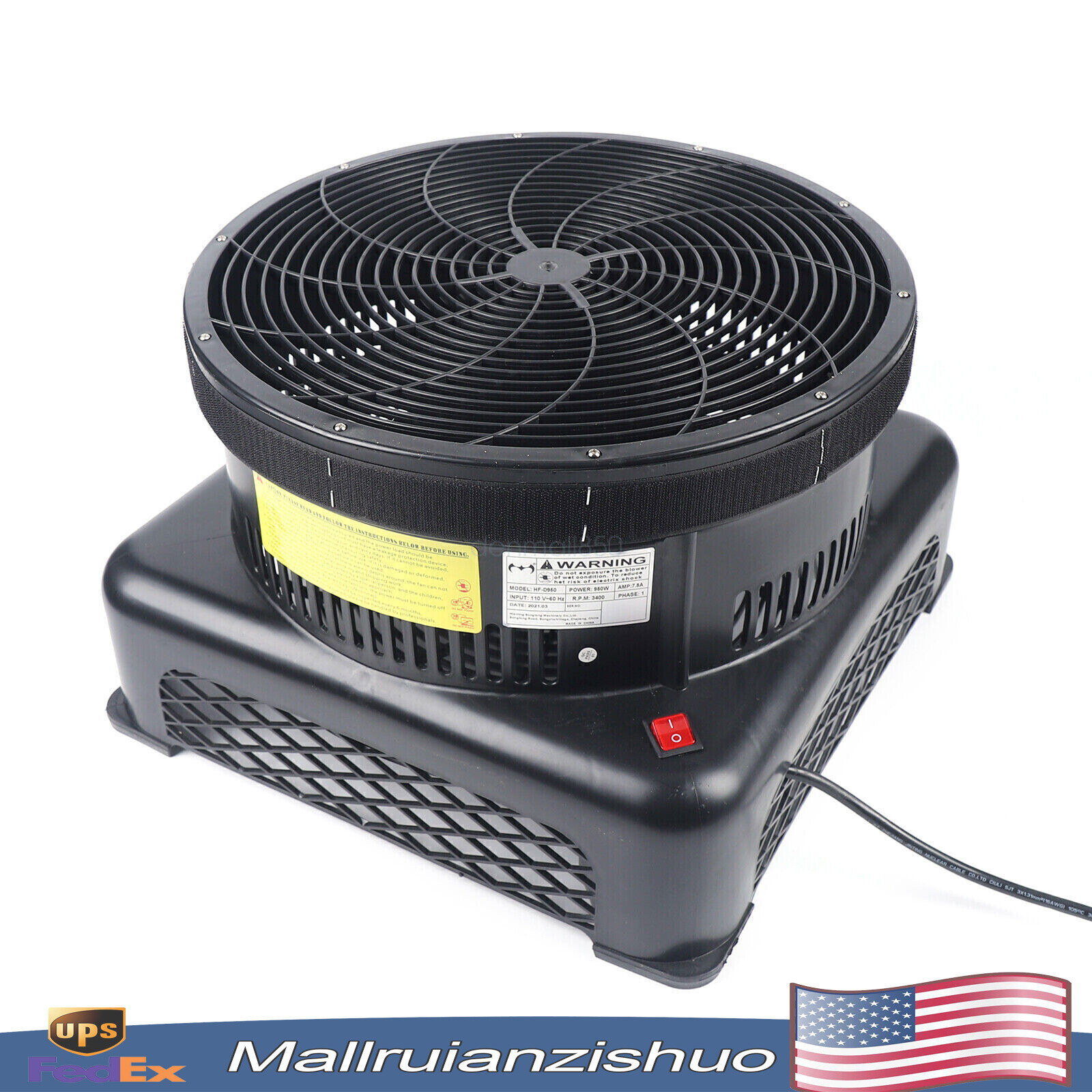 950W Air Puppet Blower Fan for Inflatable Dancer Tube Wacky Wavy Promotional Man
