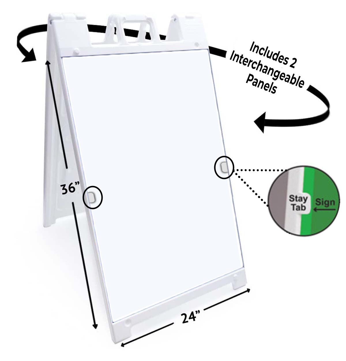 Sale Up To 20% Off Signicade 24×36 A Frame Sidewalk Sign Double Sided