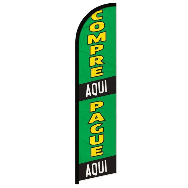 Auto Windless Full Sleeve Business Flags Low Down Payment We Finance Dealership