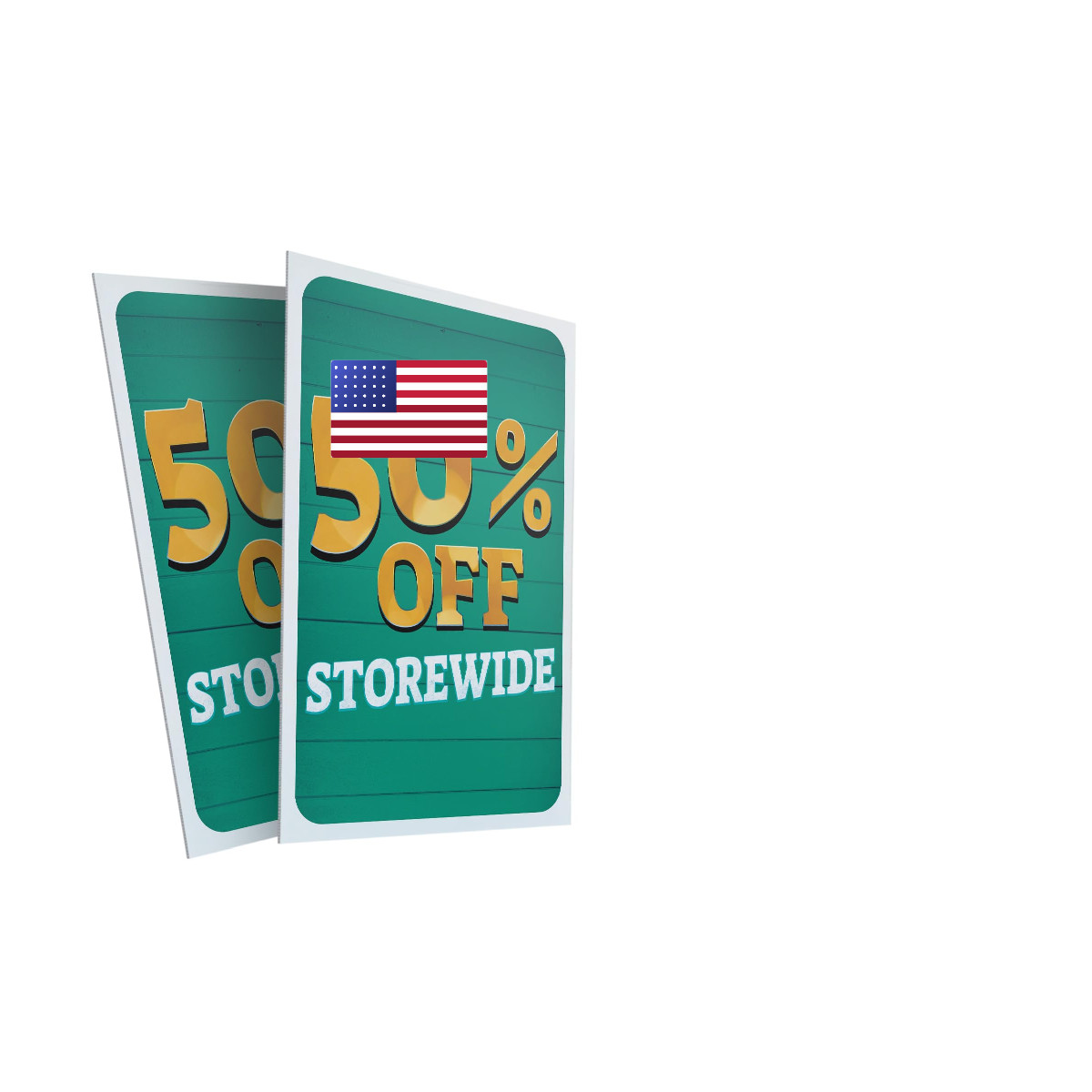 Signmission 50 Off Storewide 2-Pack 24 X 36 Plastic Insert 4Mm Corrugated