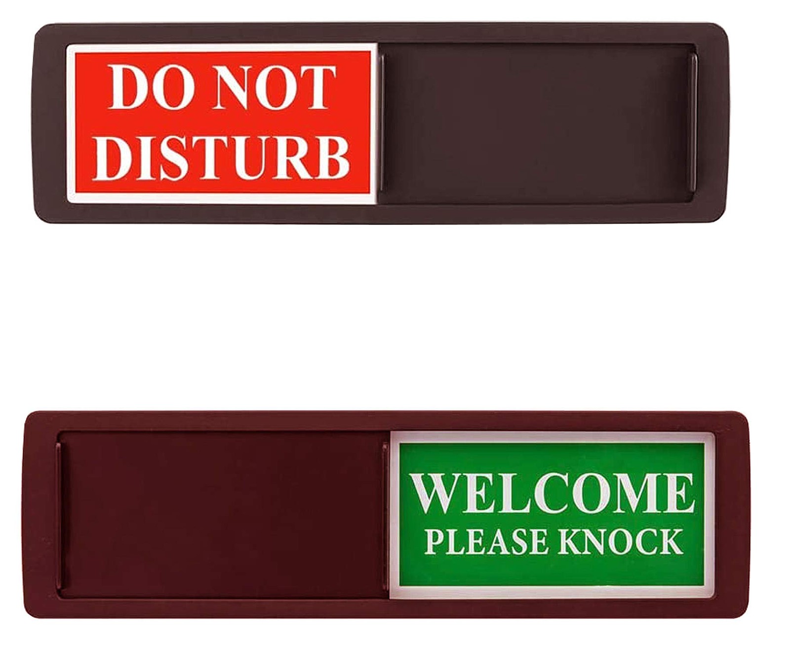 Do Not Disturb Sign & Please Knock Sign – Non-Scratch Magnetic Door Hanger fo…