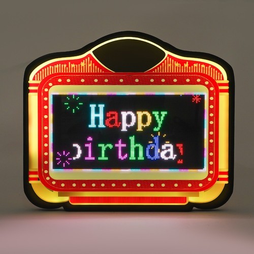 APP Programmable Display LED Acrylic Sign Displayer for Wedding, Birthday Party