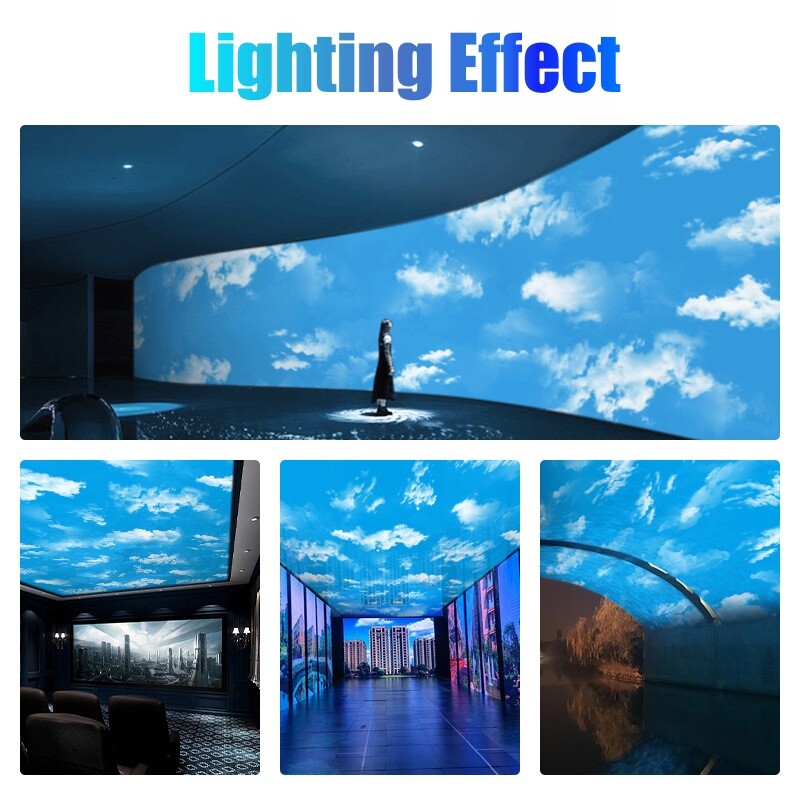 60W-600W Cloud Sky Effect Projection Waterproof Dynamic Logo GOBO Projector Lamp