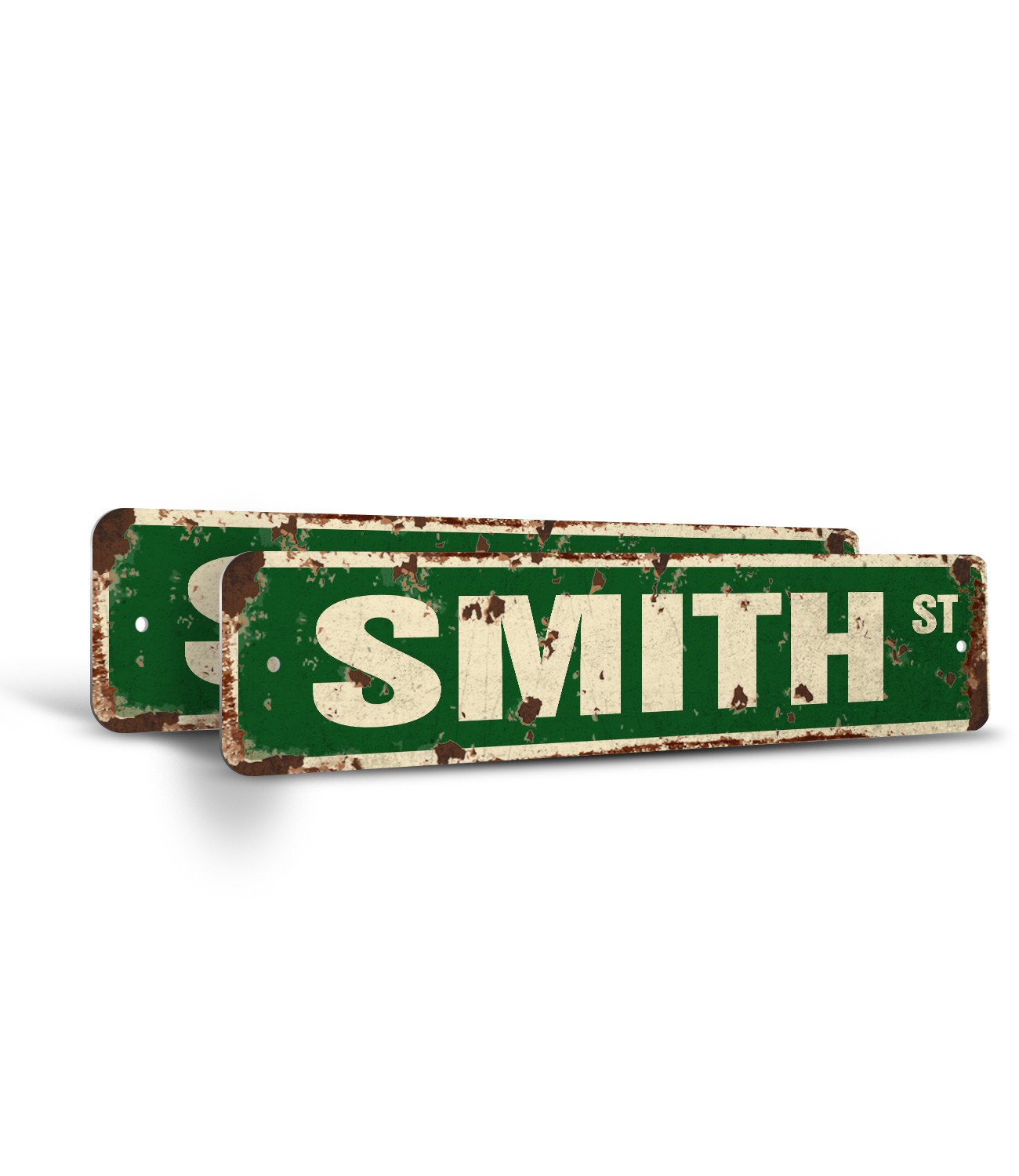 SMITH Vintage Style Rustic Street Sign Childrens Name Room Metal Road Sign