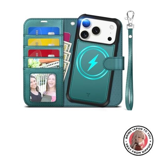 New TUCCH iPhone 17 Pro Case 2-in-1 Detachable Folio Case 6.3-inch with Strap