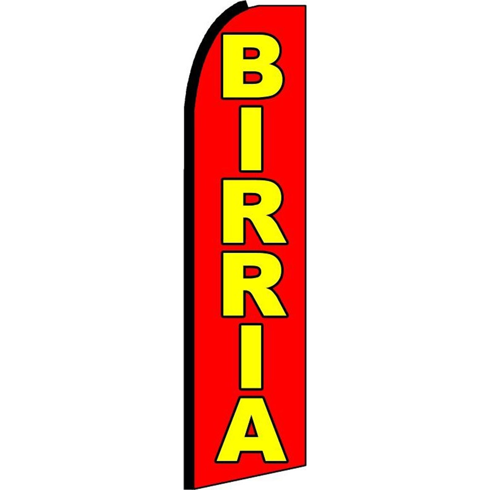 Birria 3 ft X 11 1/2 ft Polyester Swooper Flag