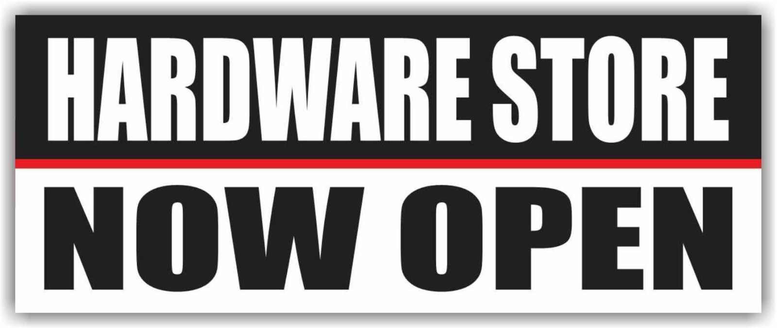 HARDWARE STORE NOW OPEN Advertising Banner Vinyl Mesh Sign Poster Welcome