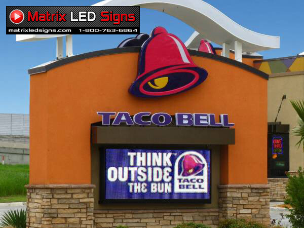LED Sign Outdoor Full Color One Sided LED Programmable Message Digital Sign P6