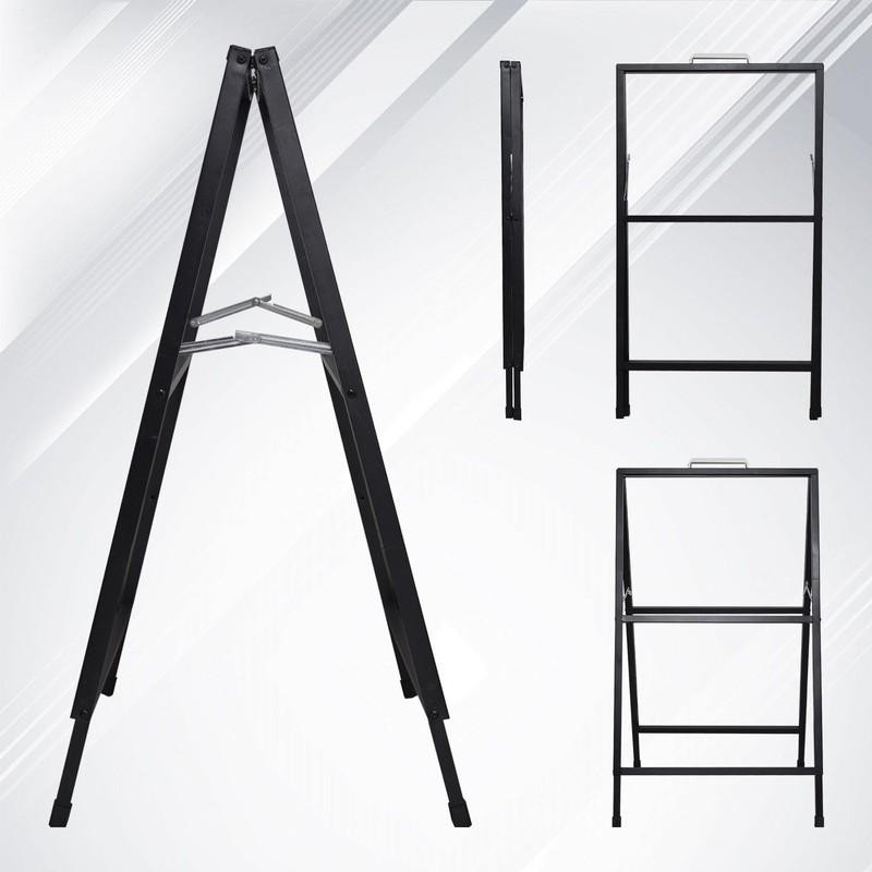 24″x36″ Heavy-Duty Double-Sided Metal Sidewalk A-Frame Sign Holder Stand