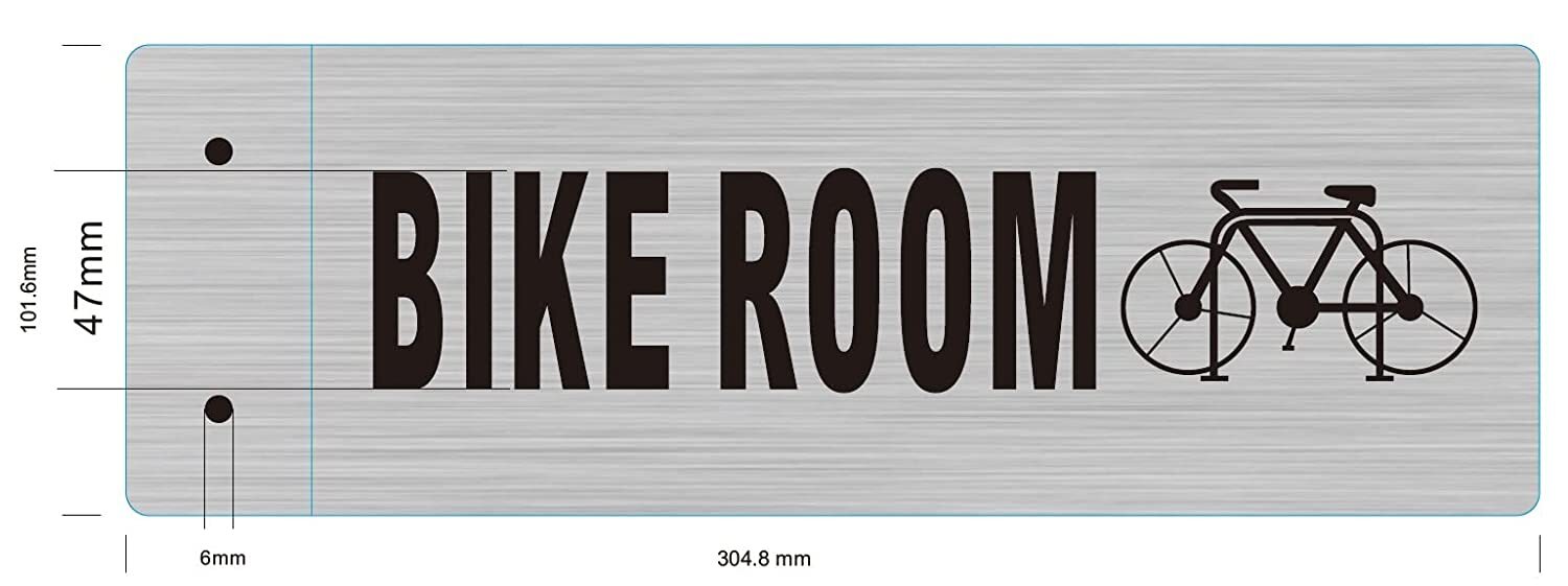 Bike Room -Two-Sided/Double Sided Projecting, Corridor-REF24-1027